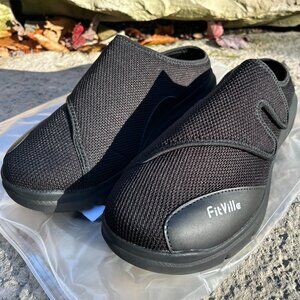Fitville Men’s EasyTop Diabetic Shoes V5 – Size 13